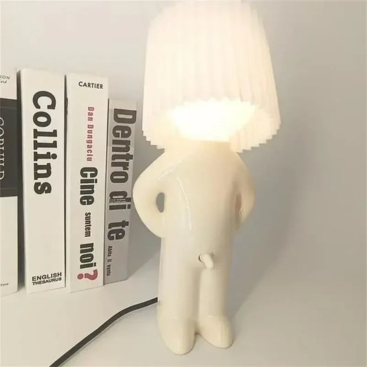 Boy Night Light Shy Man Lamp