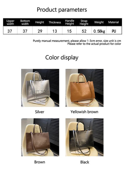 New Fashionable Tote Bag Casual Handbag Shoulder Bag