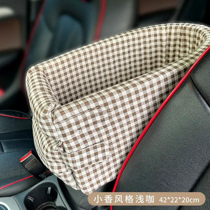 Car Central Dog Car Seat Bed Portable Carrier