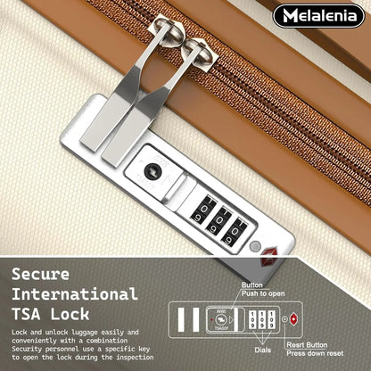 Luggage Sets 7 Piece Suitcase Set W